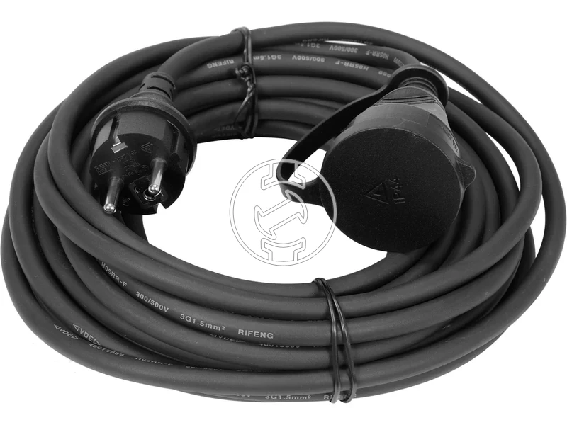 Kép: Yato hosszabbitokabel fekete 10 m.webp