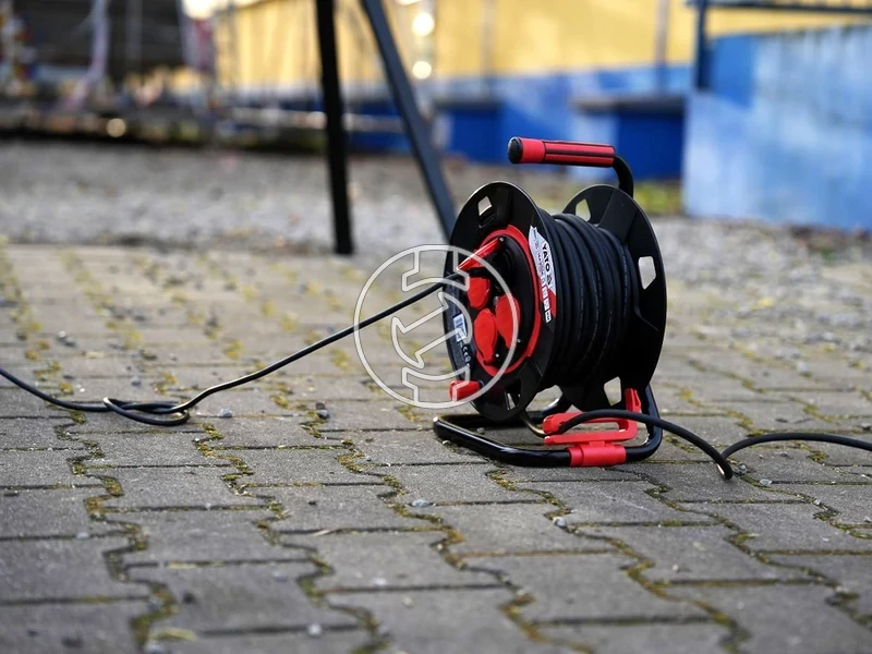 Kép: YATO Hosszabito kabeldob 3x15 mm IP 44 30m.webp