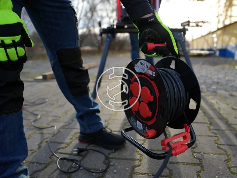 Kép: YATO Hosszabito kabeldob 3x15 mm IP 44 30m.webp