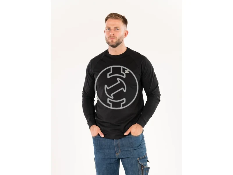 Kép: Yato hosszu ujju polo fekete L.webp