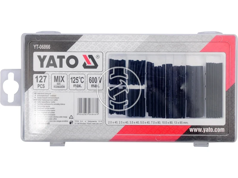 Kép: Yato HOZSUGOGO SZIGETELOCSOVEK 127 DB KESZLET.webp