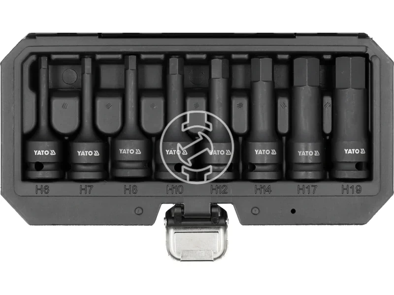Kép: Yato IMPACT BIT SOCET SET HEX 8 DB 12 huvelykes.webp