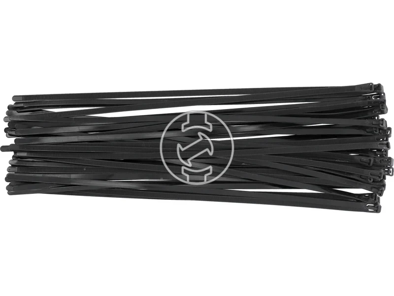 Kép: Yato kabelkotegelo oldhato fekete 76x450 mm 50 db.webp