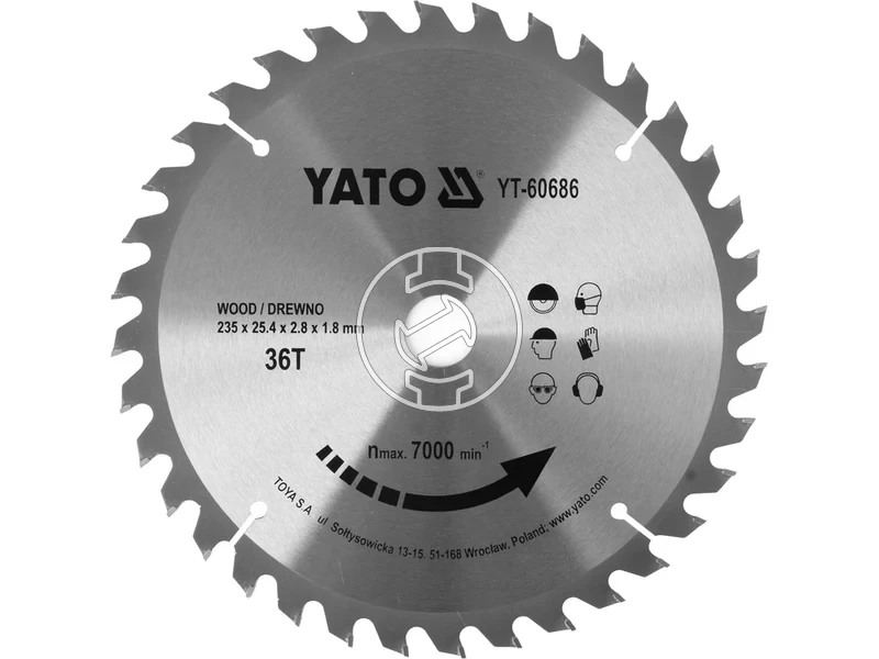 Kép: Yato korfureszlap 235x254 mm 36T fahoz.webp