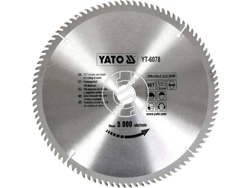 Kép: Yato korfureszlap 300x30 mm 96T fahoz.webp