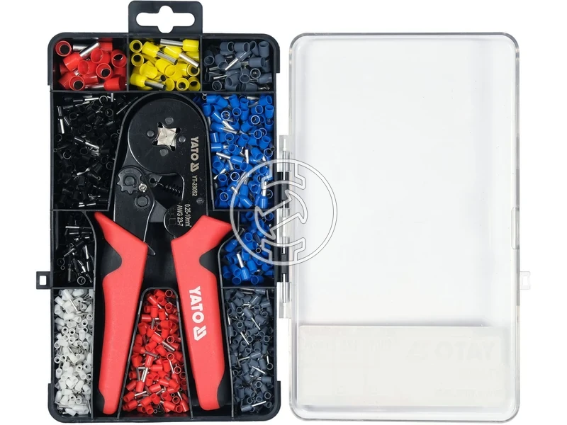 Kép: Yato krimpelo fogo 025-10 mm2 1200 reszes kabelsarukeszlettel.webp