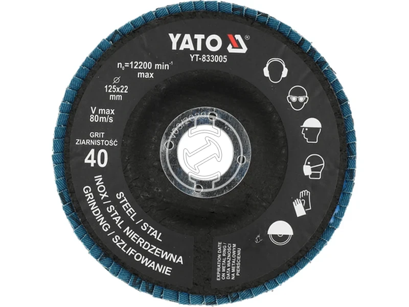 Kép: Yato lamellas csiszolokorong 125 mm P40_0.webp