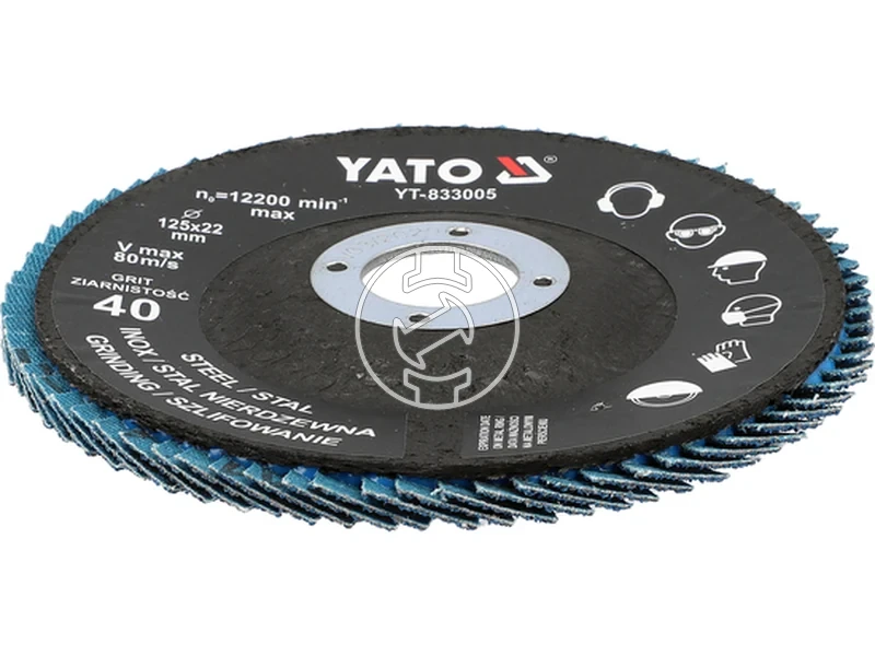 Kép: Yato lamellas csiszolokorong 125 mm P40_2.webp