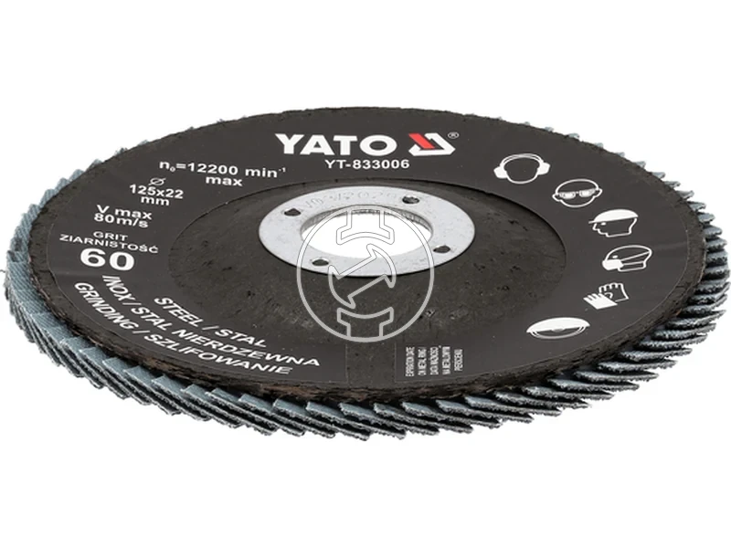 Kép: Yato lamellas csiszolokorong 125 mm P60_2.webp