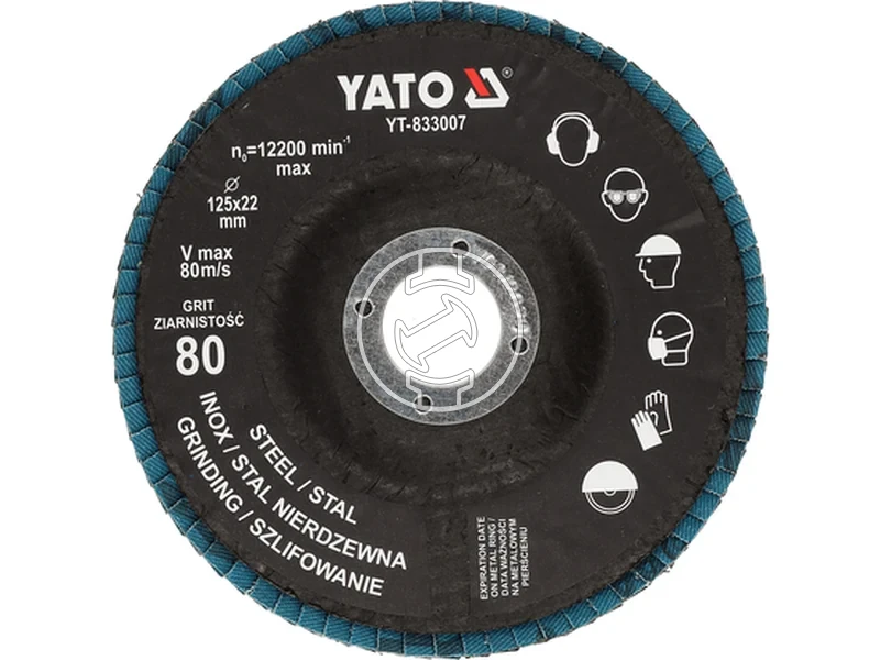Kép: Yato lamellas csiszolokorong 125 mm P80_0.webp