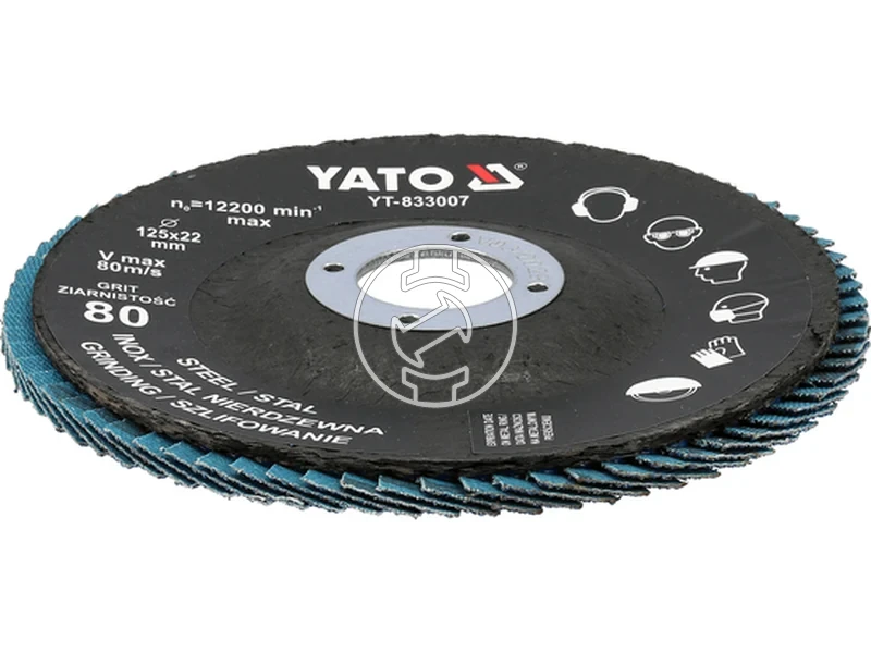 Kép: Yato lamellas csiszolokorong 125 mm P80_2.webp