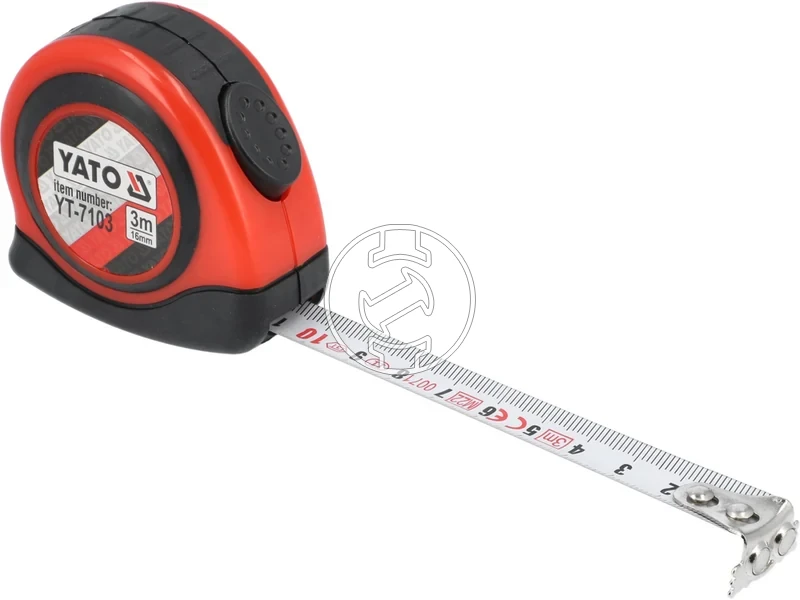 Kép: Yato Meroszalag 3 m x 16 mm magneses nylon bevonatu.webp