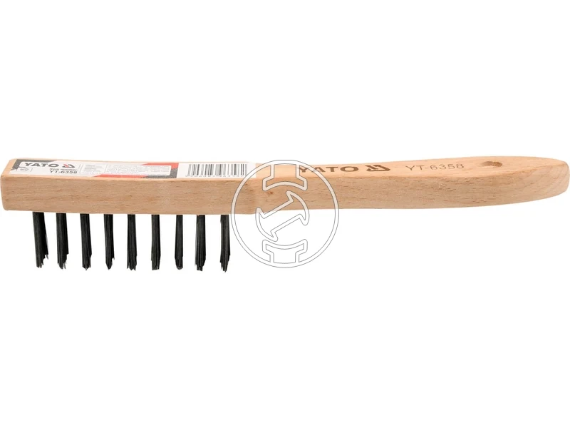 Kép: Yato nyeles drotkefe 4 soros 250 mm.webp