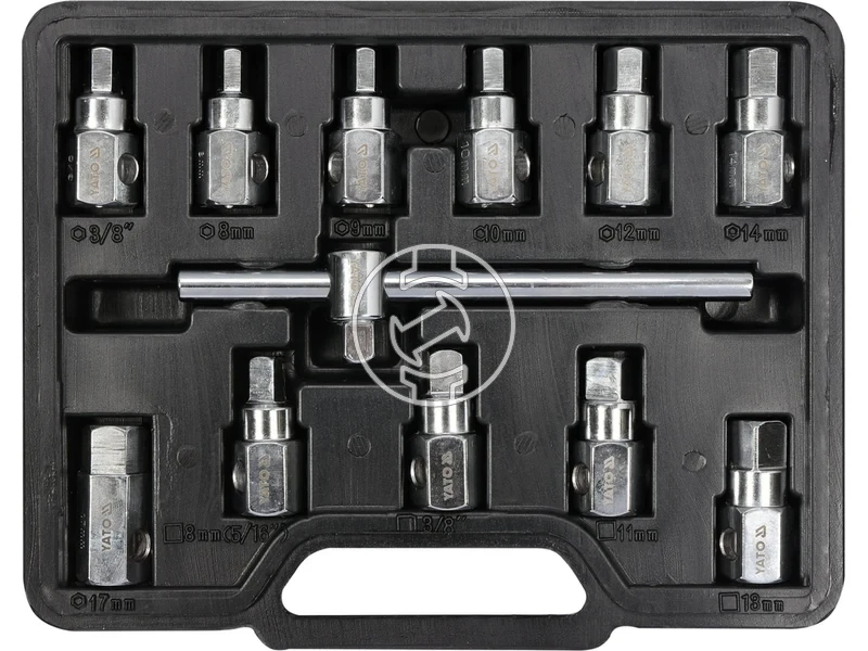 Kép: Yato olajleereszto kulcs keszlet 38 inch 12 reszes.webp