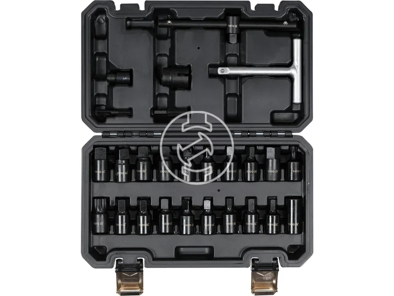 Kép: Yato olajleereszto kulcs keszlet 38 inch 26 reszes.webp