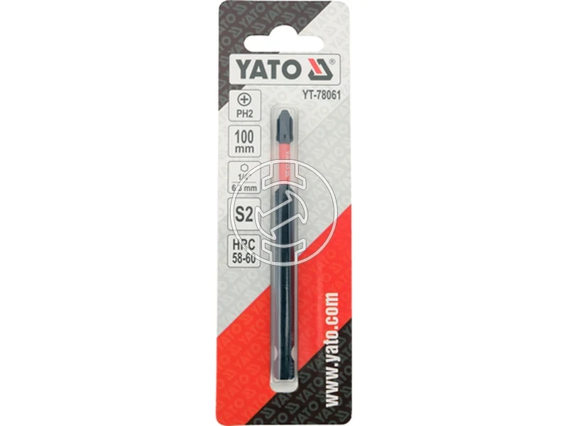 Kép: Yato phillips behajtobit PH2 x 100 mm_3.webp