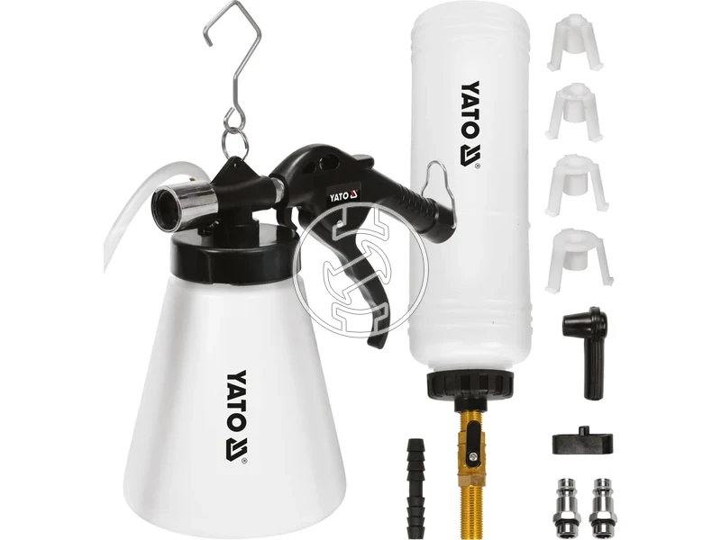 Kép: YATO Pneumatikus fekfolyadek cserelo legtelenito keszlet 12 reszes.webp