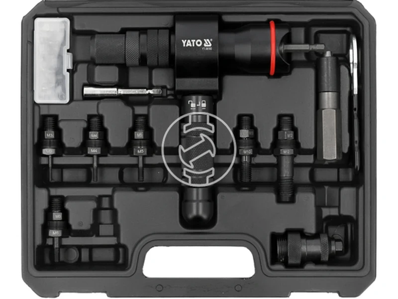 Kép: Yato popszegecshuzo keszlet szerszamgephez M3-M4-M5-M6-M8-M10-M12_1.webp