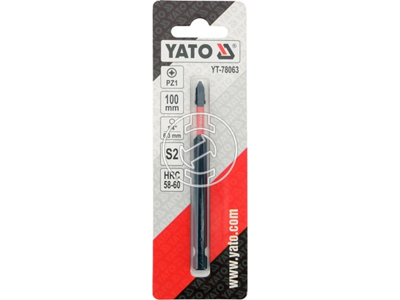 Kép: Yato pozidrive behajtobit PZ1 x 100 mm_3.webp