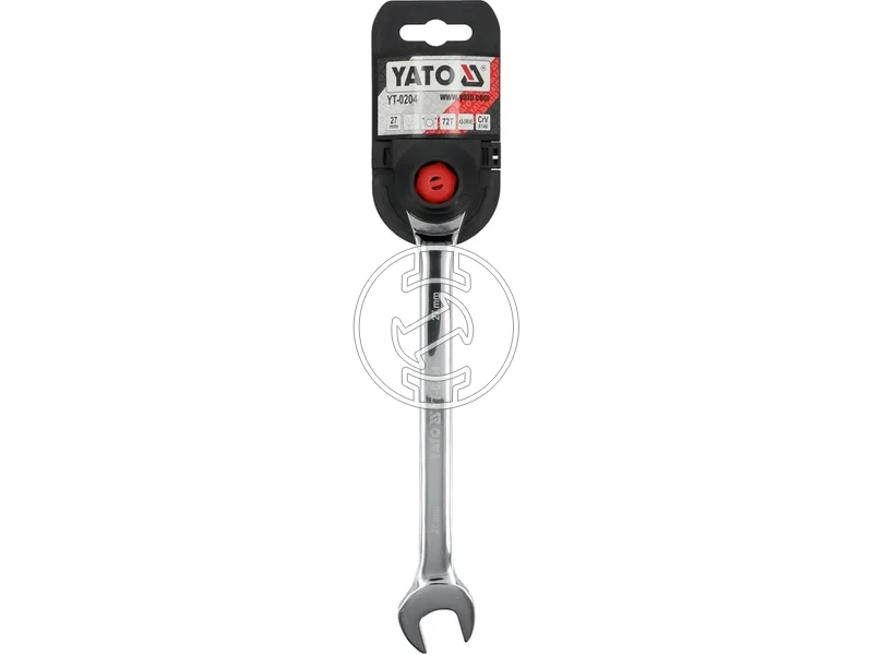 Kép: YATO Racsnis csillag-villaskulcs 27 mm 355 mm 72T CrV.webp