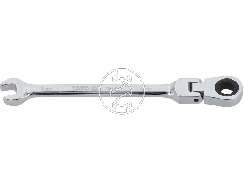 Kép: YATO Racsnis csuklos csillag-villaskulcs 8 mm 140 mm 72T CrV.webp