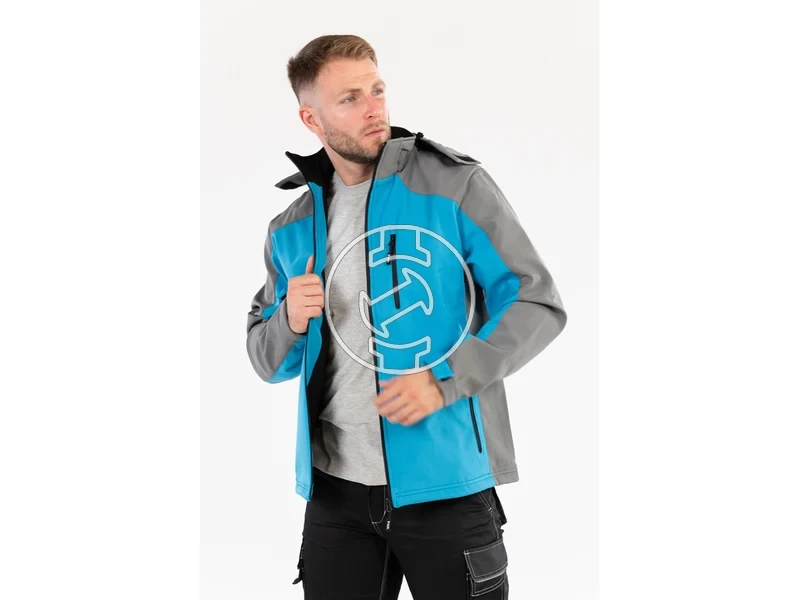 Kép: Yato STRATUS softshell munkakabat kek-szurke XL.webp
