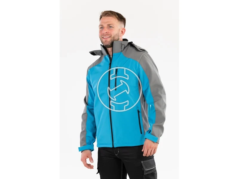 Kép: Yato STRATUS softshell munkakabat kek-szurke XXXL.webp