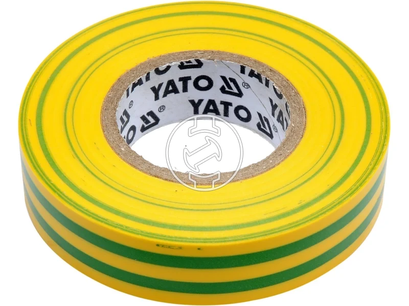 Kép: Yato szigeteloszalag sarga-zold 15 mm x 20 m.webp