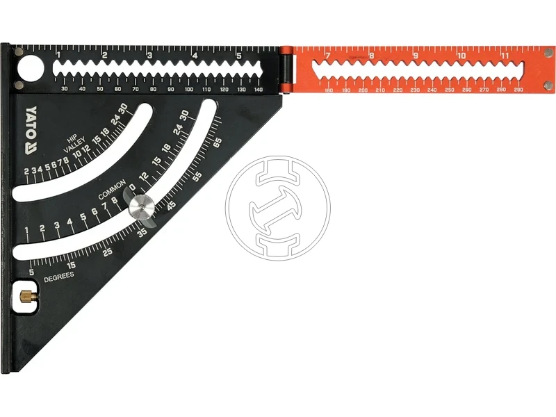 Kép: YATO Talpas derekszog vonalzo 290 x 185 mm aluminium.webp