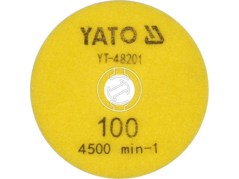 Kép: YATO Tepozaras gyemant csiszolo es polirozokorong 100 mm P100 vizesszaraz.webp