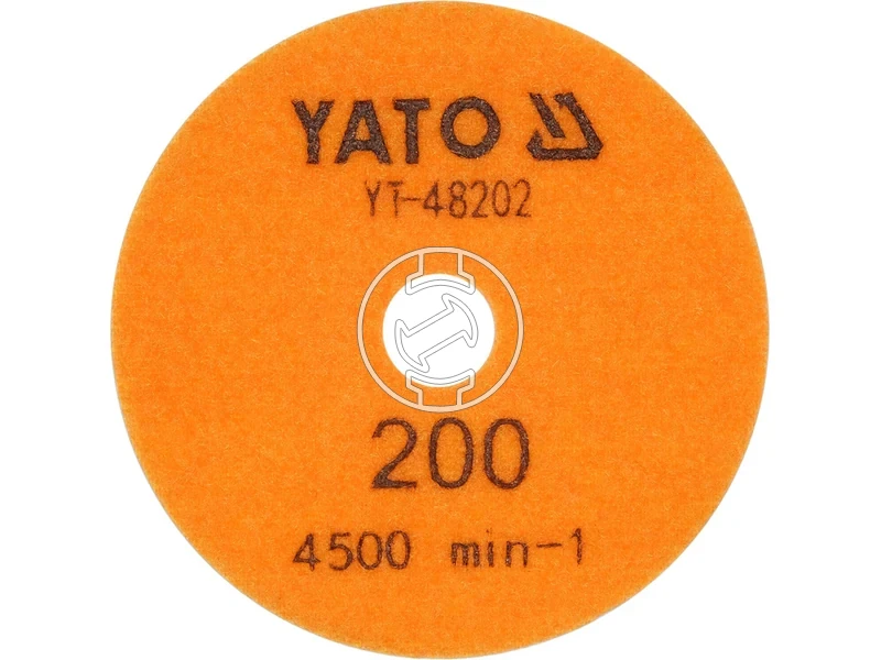 Kép: YATO Tepozaras gyemant csiszolo es polirozokorong 100 mm P200 vizesszaraz.webp