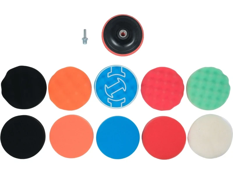 Kép: YATO Tepozaras polirozokorong keszlet 12 reszes 125mm M14.webp