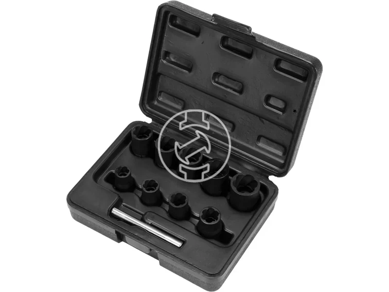 Kép: YATO Tortcsavarfej leszedo keszlet 10 reszes 38 10-19 mm.webp