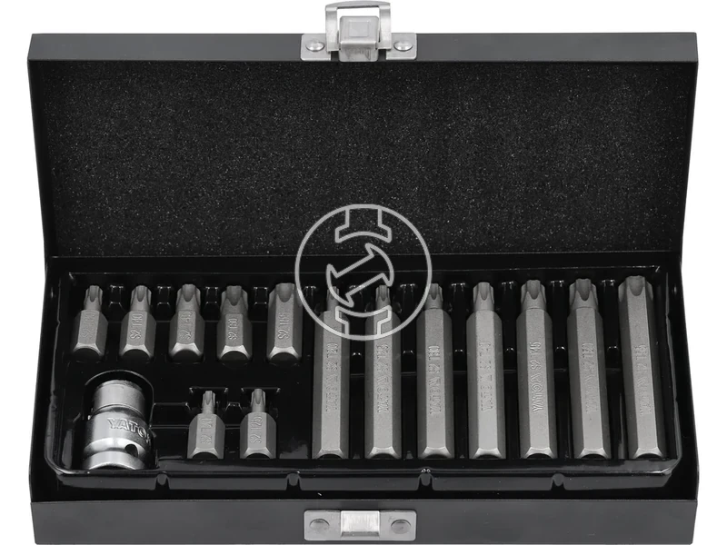 Kép: YATO Torx keszlet 15 reszes tamperproof T20-T55 L30 mm L75 mm 12.webp