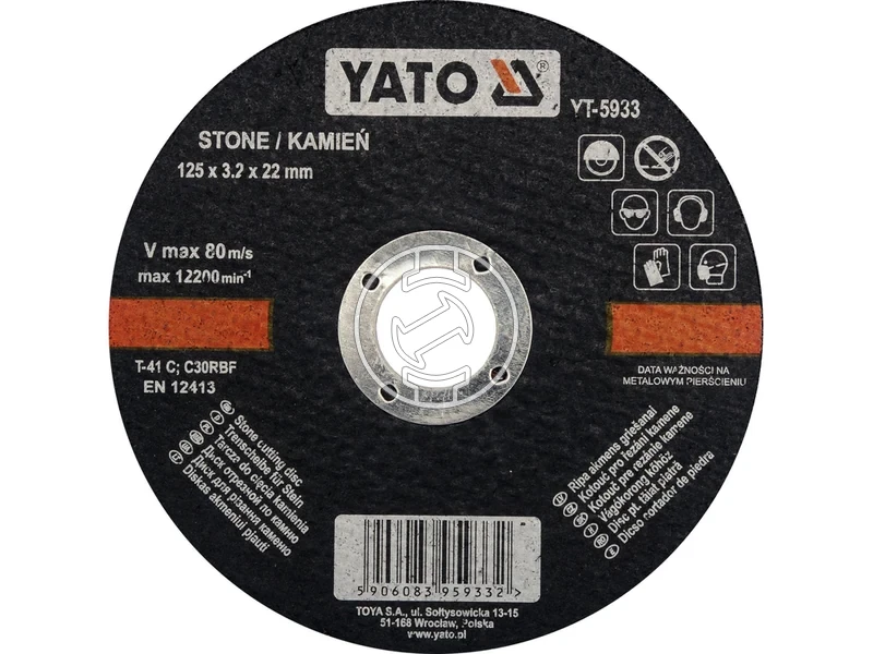 Kép: Yato vagokorong 125x32x22 mm kohoz.webp