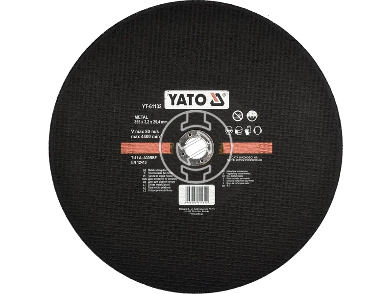 Kép: Yato vagokorong 355x32x254 mm fem.webp