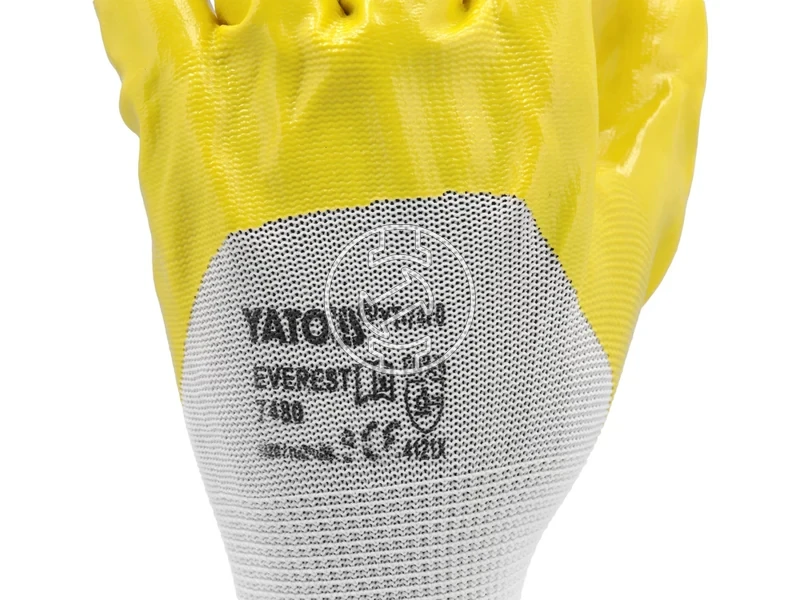 Kép: Yato vedokesztyu nitrillel bevont 9-es.webp