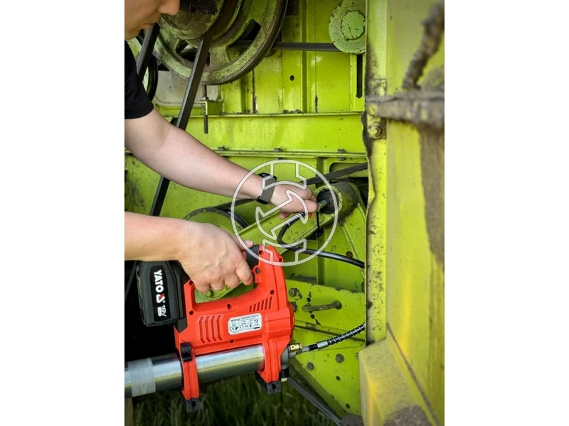 Kép: Yato YT-07020 akkus zsirzopisztoly 18 V3 Ah 620 bar.webp