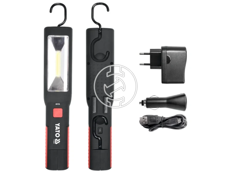 Kép: Yato YT-08504 beepitett akkumulatoros szerelolampa magneses 250 lm.webp