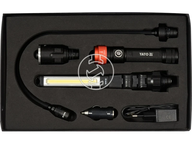 Kép: Yato YT-08521 beepitett akkumulatoros szerelolampa magneses 380 lm.webp
