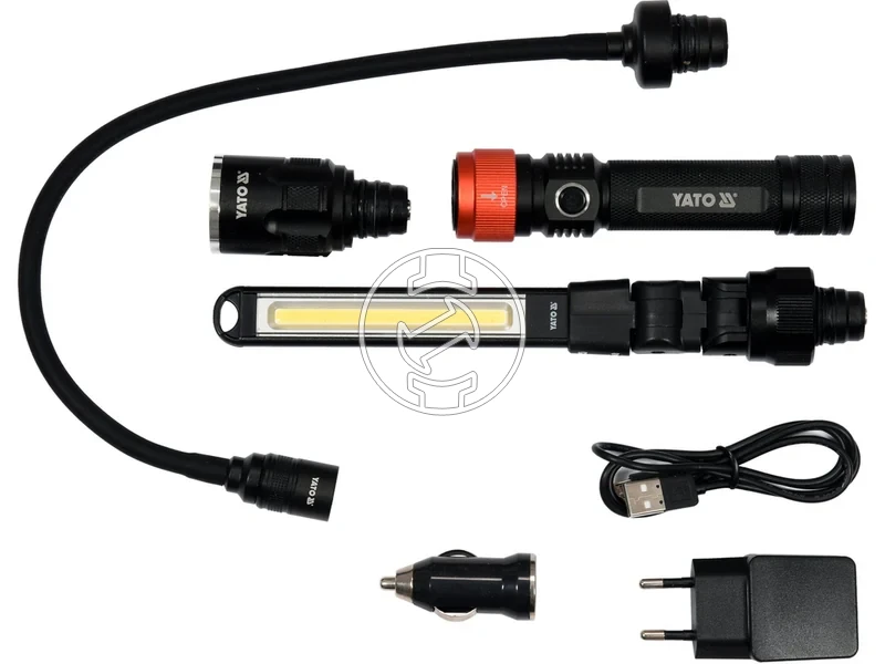 Kép: Yato YT-08521 beepitett akkumulatoros szerelolampa magneses 380 lm.webp