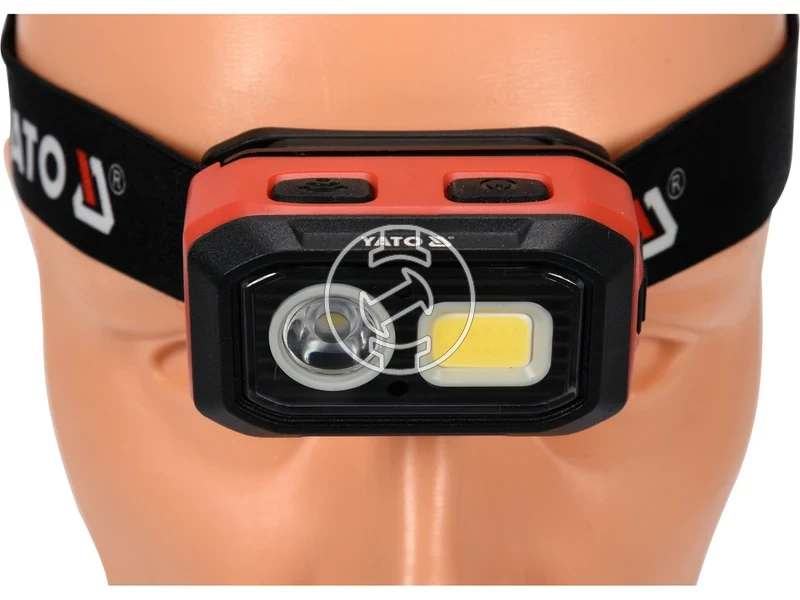 Kép: Yato YT-08593 elemes fejlampa 500 lm.webp