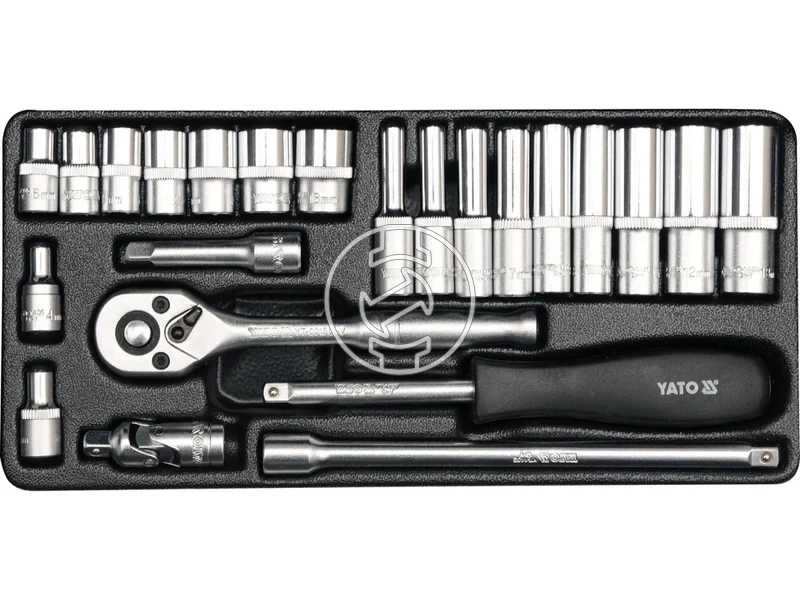 Kép: YATO YT-14421 Dugokulcs keszlet 23 reszes 14 4-13 mm.webp