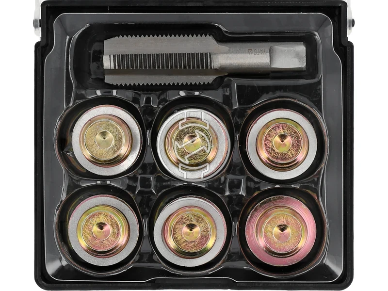 Kép: YATO YT-17569 Olajleereszto csavar menetjavito keszlet 7 reszes.webp