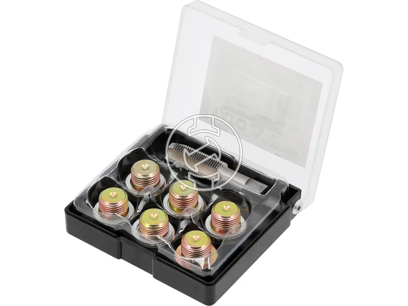 Kép: YATO YT-17569 Olajleereszto csavar menetjavito keszlet 7 reszes.webp