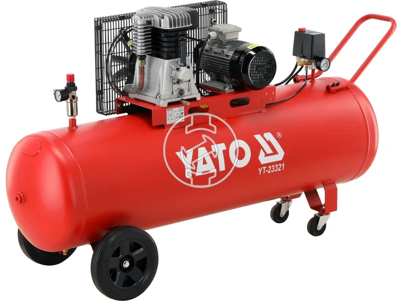 Kép: Yato YT-23321 elektromos dugattyus kompresszor 200 l 400 V.webp