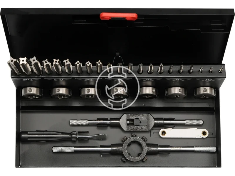 Kép: YATO YT-2975 Menetfuro es metszo keszlet.webp