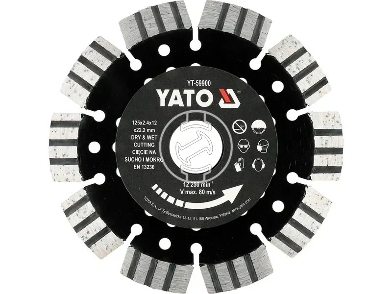 Kép: Yato YT-59900 gyemant vagotarcsa 125 mm_0.webp