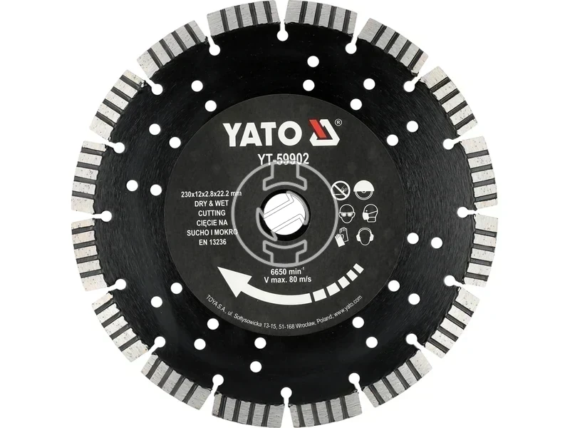 Kép: Yato YT-59902 gyemant vagotarcsa 230 mm_0.webp