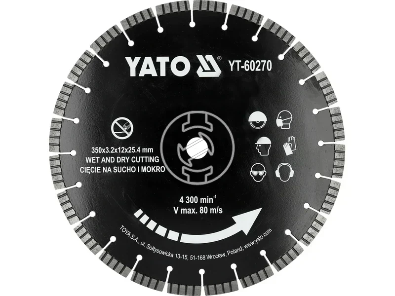Kép: Yato YT-60270 gyemant vagotarcsa 350 mm_0.webp